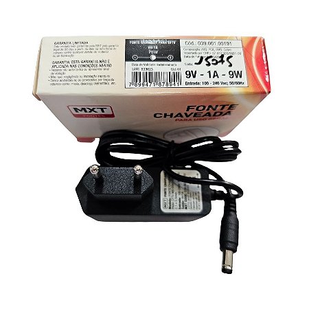 Fonte Chaveada Para Uso Geral 9V 1A 9W Mxt