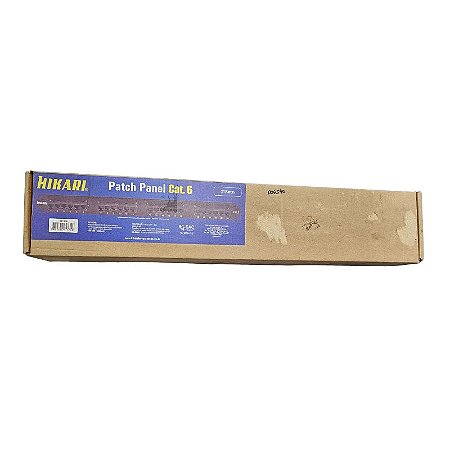 Patch Panel Cat.6 21C105 24 Portas Hikari