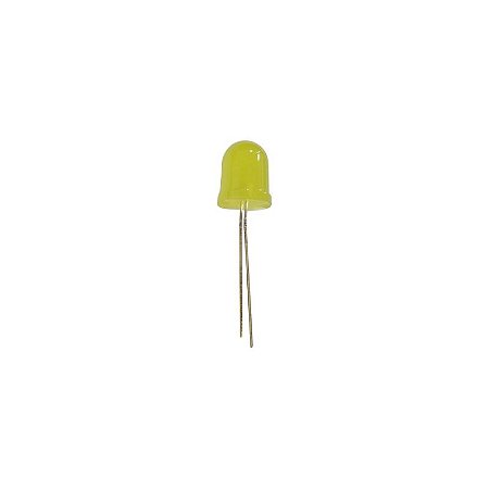 Led 10MM Amarelo Difuso