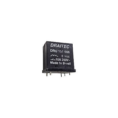 Relé DRU 101 006 6Vcc 10A 250V Draitec