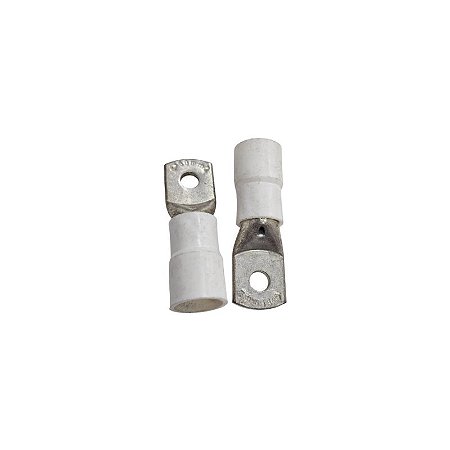 Terminal Tubular de Compressão 50mm Pré Isolado Branco TPT-50-06 Intelli