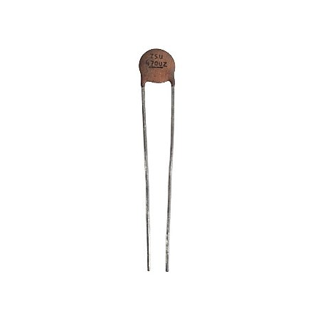 Capacitor Cerâmico 4K7 x 50V Z5V = Z5V 4700Z