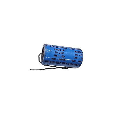 Capacitor Eletrolítico 2200uF x 25V Axial JL Capacitores