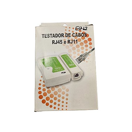 Testador de Cabos RJ45 E RJ11