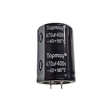 Capacitor Eletrolítico 470uF x 400V RD 105º Topmay