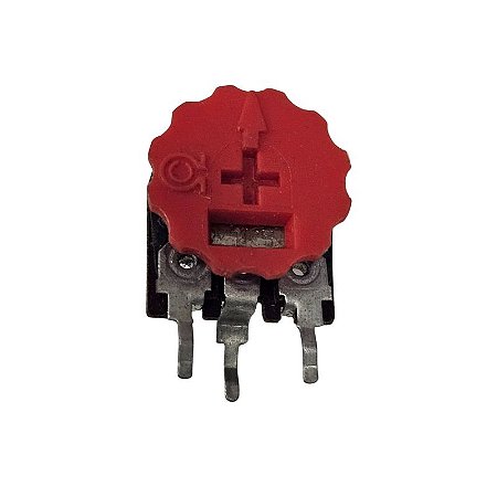 Trimpot 1K5 14MM Vertical com Botão
