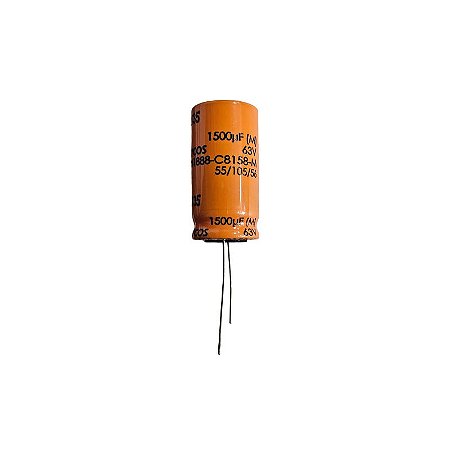 Capacitor Eletrolítico 1500uF x 63V RD 105º B41888-C8158M 18DX35A Epcos
