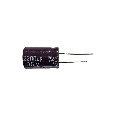 Capacitor Eletrolítico 2200uF x 35V RD 105º Secon