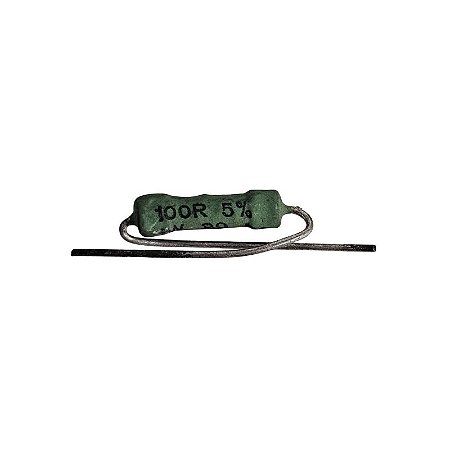 Resistor 100R 1W 5% Axial Verde