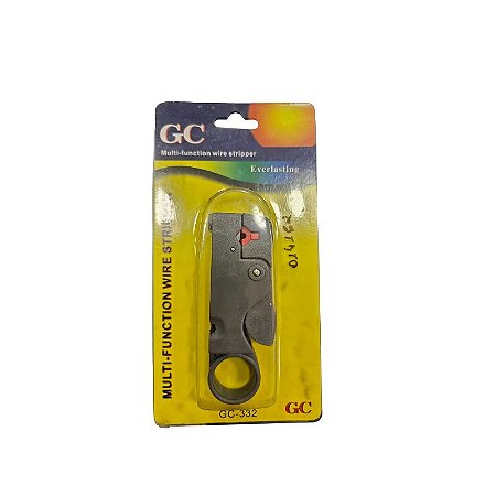 Alicate Decapador de Fios Coaxial Multifuncional GC-332 Cinza