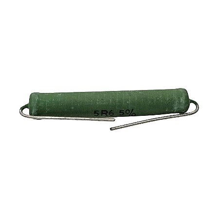 Resistor 5R6 10W 5% Axial Verde