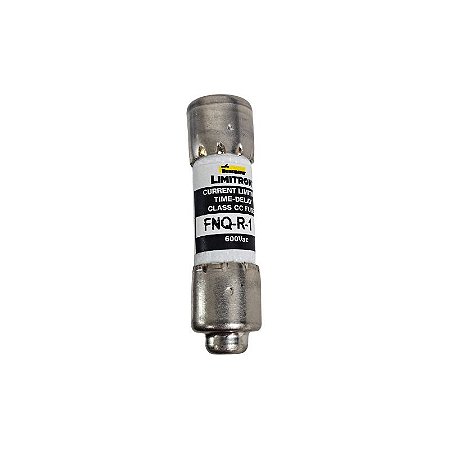 Fusível 1A 600V 200kA Retardado Busmann Limitron FNQ-R-1 600Vac Time-Delay Class CC Fuse