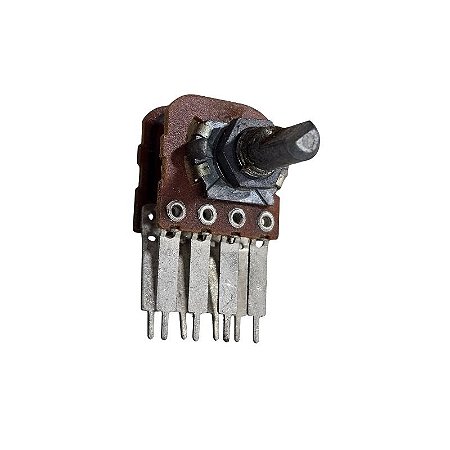 Potenciômetro 100K AX2 Rotativo Duplo Alps