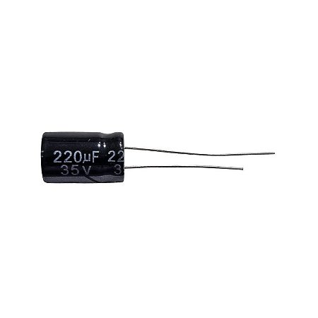 Capacitor Eletrolítico 220uF x 35V RD 105º Secon