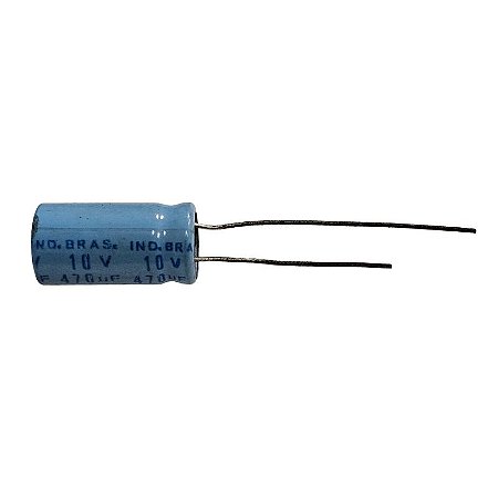 Capacitor Eletrolítico 470uF x 10V 85º +-20% Log