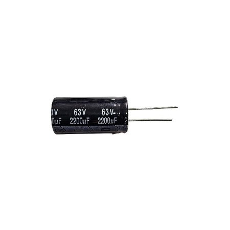 Capacitor Eletrolítico 2200uF x 63V RD 105º Secon