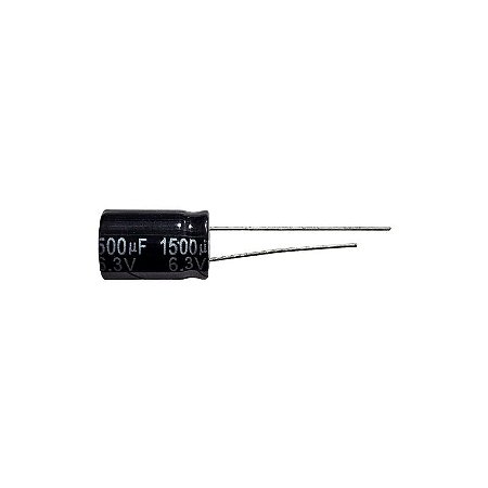 Capacitor Eletrolítico 1500uF x 6,3V RD 105º Secon
