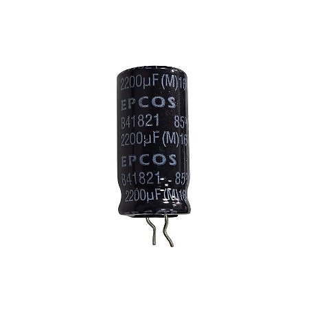 Capacitor Eletrolítico 2200uF x 16V RD 85º B41821 Epcos