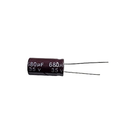 Capacitor Eletrolítico 680uF x 35V RD 105º Secon