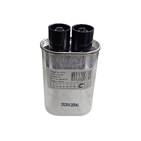 Capacitor Para Micro-Ondas 1.00uF x 2100Vac 50/60Hz 5.5.008 CH8521100
