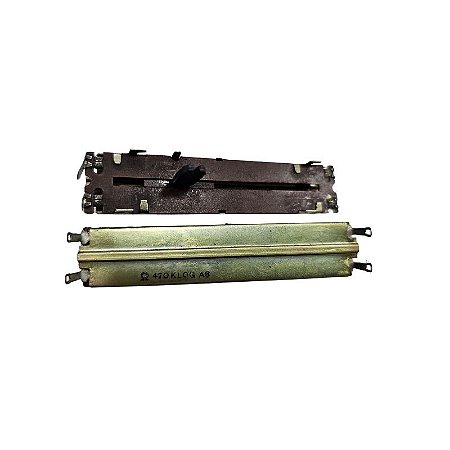 Potenciômetro 470K Log Deslizante 75MM x 64MM Percurso 4 Terminais