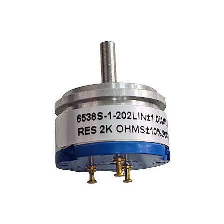 Potenciometro de Precisão 2K 22mm 10% 6538S-1-202 Bourns