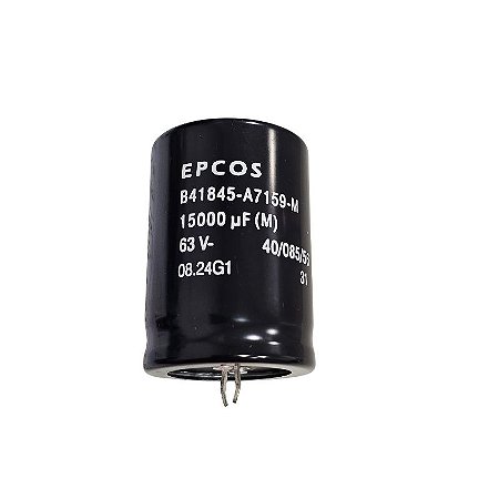 Capacitor Eletrolítico 15000uF x 63V RD 85º B41845A7159-M Snapin Epcos