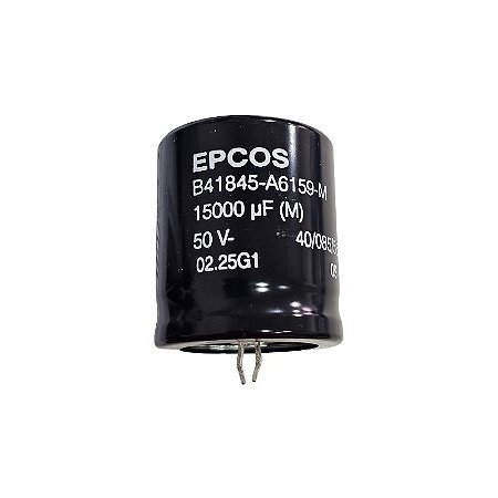 Capacitor Eletrolítico 15000uF x 50V Snapin RD 85° 35x40 B41845-A6159-M Epcos