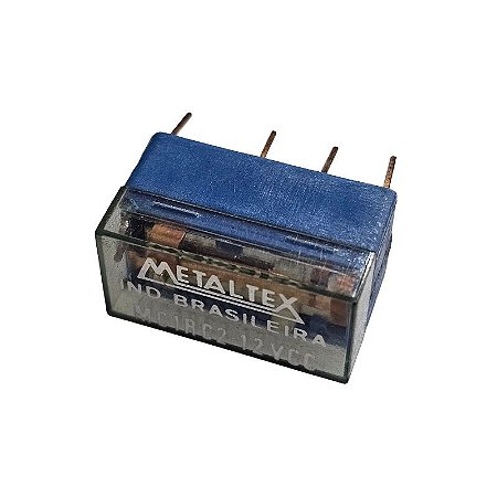 Relé MC1RC2-12VCC Metaltex