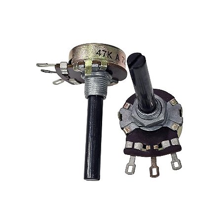 Potenciômetro 47K A Rotativo Sem Chave Linear 23MM