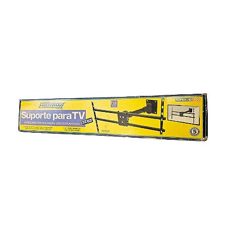 Suporte Para Tvs Articulado Com Inclinação 22"/65" Super HD300 Multivisão