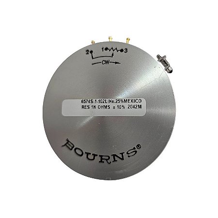Potenciômetro de Precisão 1K Linear 6574S-1-102 Bourns