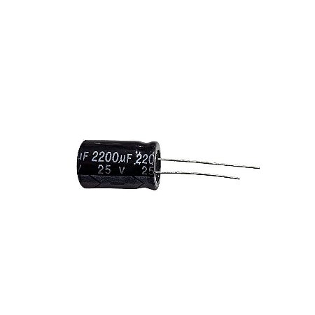 Capacitor Eletrolítico 2200uF x 25V RD 105º Jwco