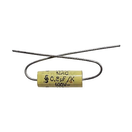 Capacitor Poliéster 80K x 100V Axial = 0,8uF/K 100V Mac