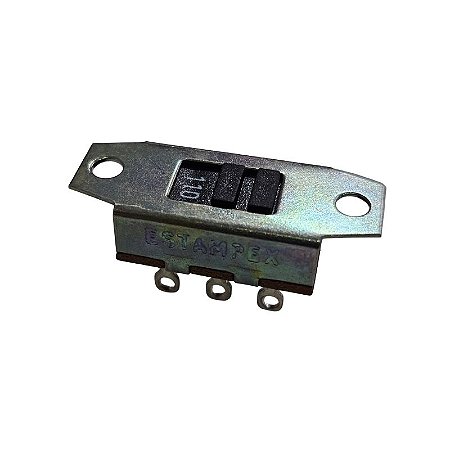 Chave HH Deslizante 110/220V 6 Terminais Estampex