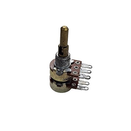 Potenciômetro Duplo 500KB + 100KC Rotativo Alps