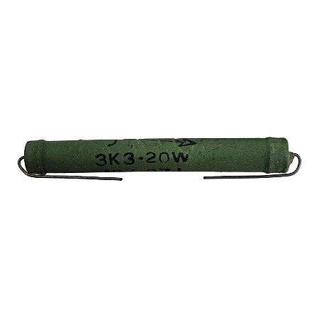 Resistor 3K3 20W 10% Verde
