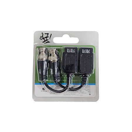 Conector Balun Passivo de Vídeo VB501P Par Intelbras
