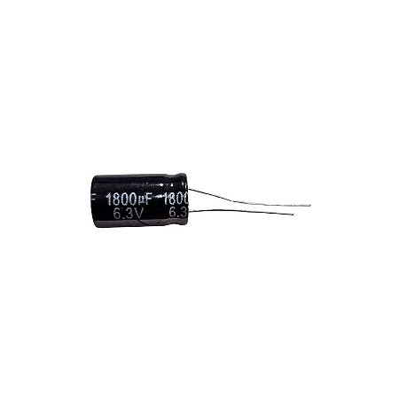 Capacitor Eletrolítico 1800uF x 6,3V RD 105º Secon