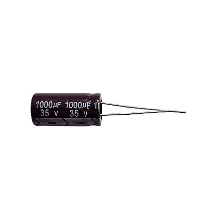 Capacitor Eletrolítico 1000uF x 35V RD 105º Secon