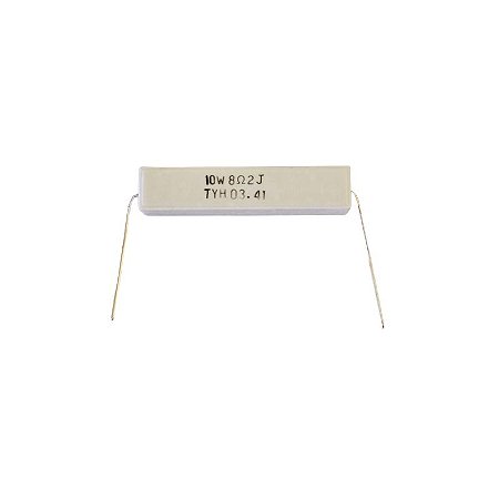 Resistor 8R2 10W 5% Axial Porcelana