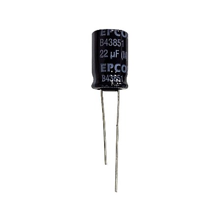 Capacitor Eletrolítico 22uF x 160V RD 105º Epcos