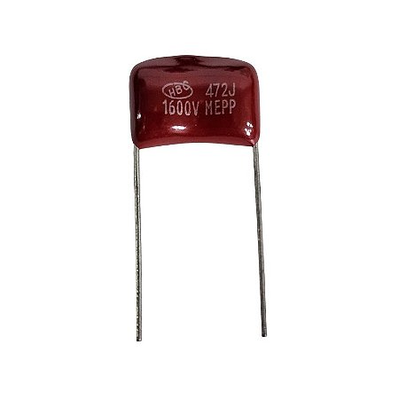 Capacitor Poliéster 4K7 X 1K6 = 472J1600MEPP