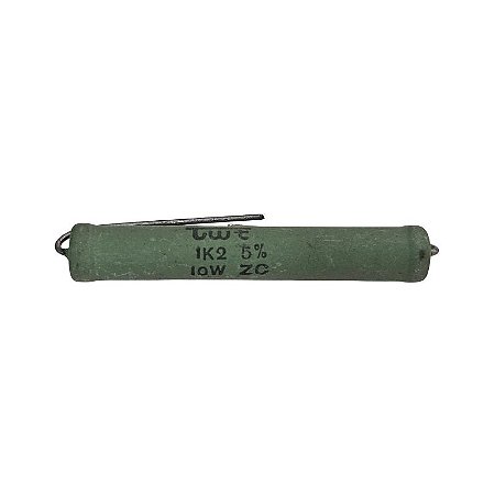 Resistor 1K2 10W 5% Axial Verde Twt