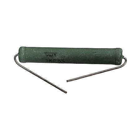 Resistor 3K9 10W 5% Axial Verde