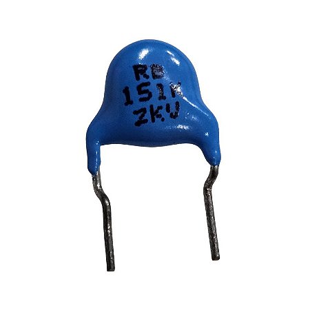 Capacitor Cerâmico 150PF x 2KV = RB 151K 2KV
