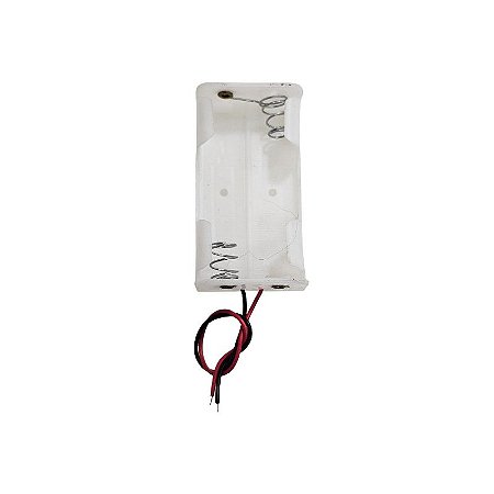 Suporte Para 2 Pilhas AA Canoa Branco