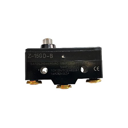 Chave Micro Switch Fim de Curso 15A 250V Z-15GD-B