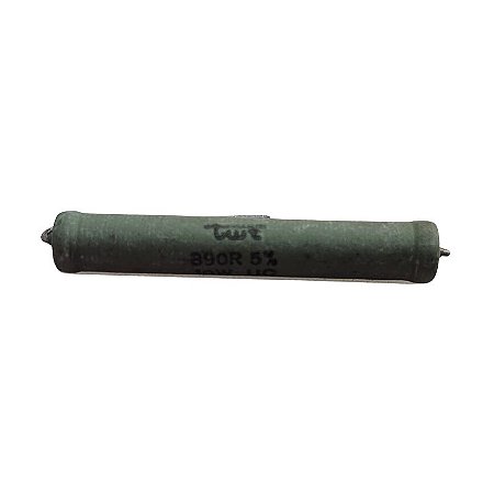 Resistor 390R 10W 5% Axial Verde Twt