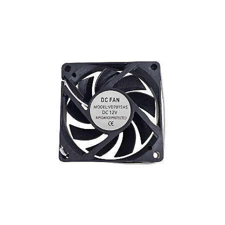 Cooler 70x70x15Mm 12V VD7015HS 2 Fios